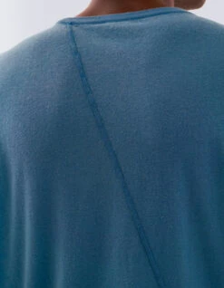 Maharishi 5000 Kesagiri Hemp Oversized T-Shirt Subdued Blue 13 Maharishi 5000 Kesagiri Hemp Oversized T-Shirt Subdued Blue -Maharishi 071223 0013 2