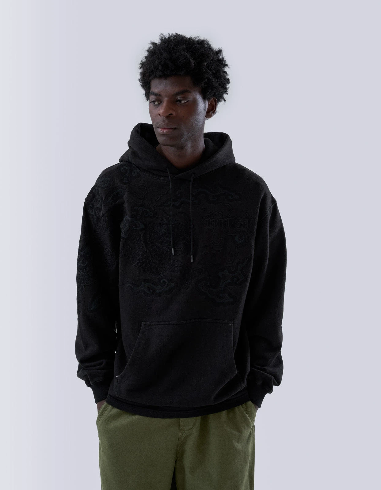 Maharishi 5014 30th Anniversary Hooded Sweat Black 2 Maharishi 5014 30th Anniversary Hooded Sweat Black - Image 2