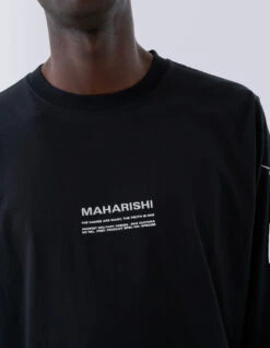 Maharishi 1255 Tibetan Sanskrit LS T-Shirt Black -Maharishi 071223 0237 2