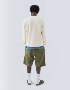 Maharishi 5015 Abundance Dragon Crew Sweat Ecru -Maharishi 071223 0361 2