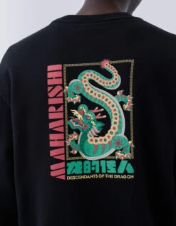 Maharishi 1252 Year Of The Dragon Crew Sweat · Guest Artist: Allister Lee Black -Maharishi 071223 0433 2