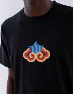 1265 Maharishi Cloud Temple T-Shirt Black 13 1265 Maharishi Cloud Temple T-Shirt Black -Maharishi 071223 0565 2