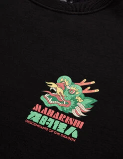 Maharishi 1252 Year Of The Dragon Crew Sweat · Guest Artist: Allister Lee Black -Maharishi 1252 black 40