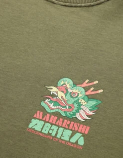 Maharishi 1252 Year Of The Dragon Crew Sweat · Guest Artist: Allister Lee Olive -Maharishi 1252 olive 40
