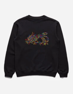 Maharishi 1253 Distorted Dragon Crew Sweat · Guest Artist: Kay One Black