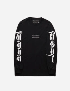 Maharishi 1255 Tibetan Sanskrit LS T-Shirt Black -Maharishi 1255 black 30