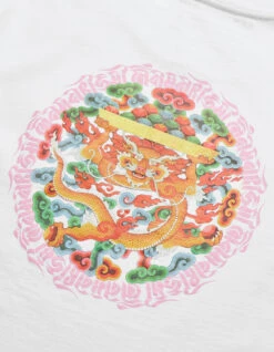 Maharishi 1261 Abundance Dragon Circle T-Shirt White -Maharishi 1261 white 30