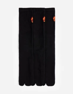 Maharishi 1263 Micro Dragon Tabi Sock 3 Pack Black/Black/Black -Maharishi 1263 black 30
