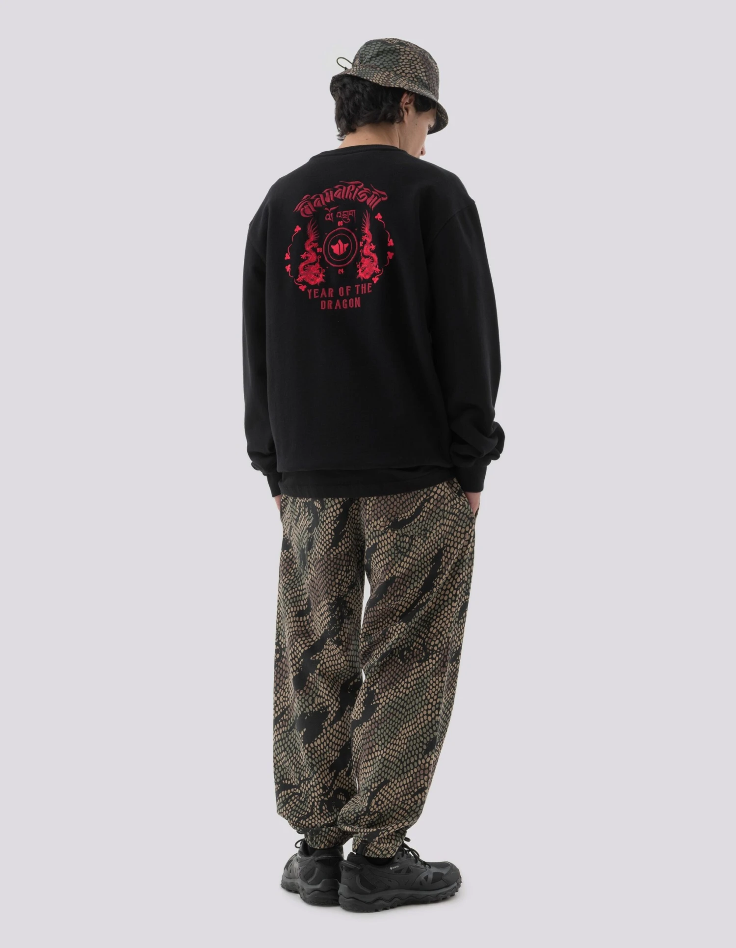 Maharishi 1267 Dragon Anniversary Crew Sweat Black 5 Maharishi 1267 Dragon Anniversary Crew Sweat Black - Image 5