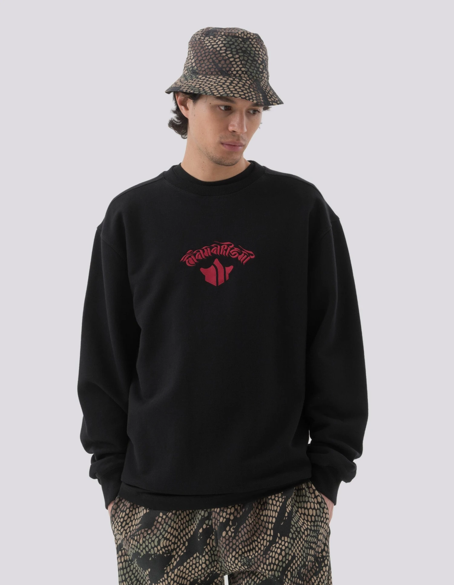 Maharishi 1267 Dragon Anniversary Crew Sweat Black 3 Maharishi 1267 Dragon Anniversary Crew Sweat Black - Image 3