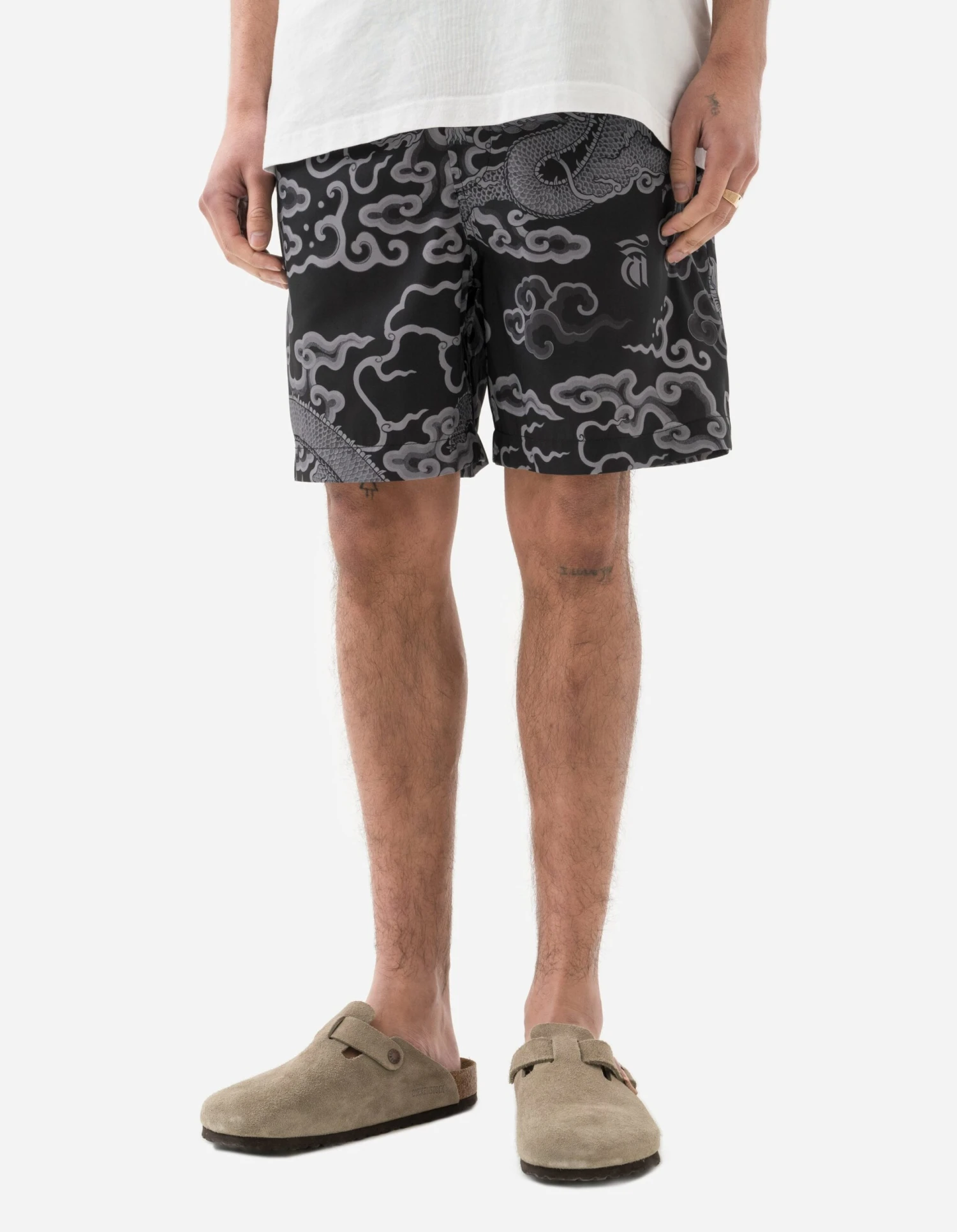 Maharishi 1273 Cloud Dragon Swim Shorts Black 2 Maharishi 1273 Cloud Dragon Swim Shorts Black - Image 2