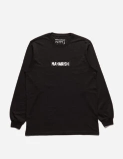 Maharishi 1277 Woodblock Dragon L/S T-Shirt Black -Maharishi 1277 black 10 Green