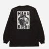 Maharishi 1277 Woodblock Dragon L/S T-Shirt Black