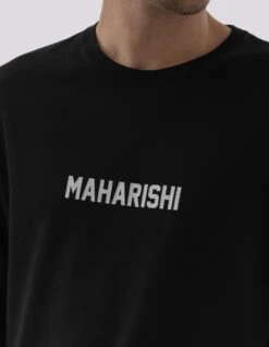 Maharishi 1277 Woodblock Dragon L/S T-Shirt Black -Maharishi 1277 black 70