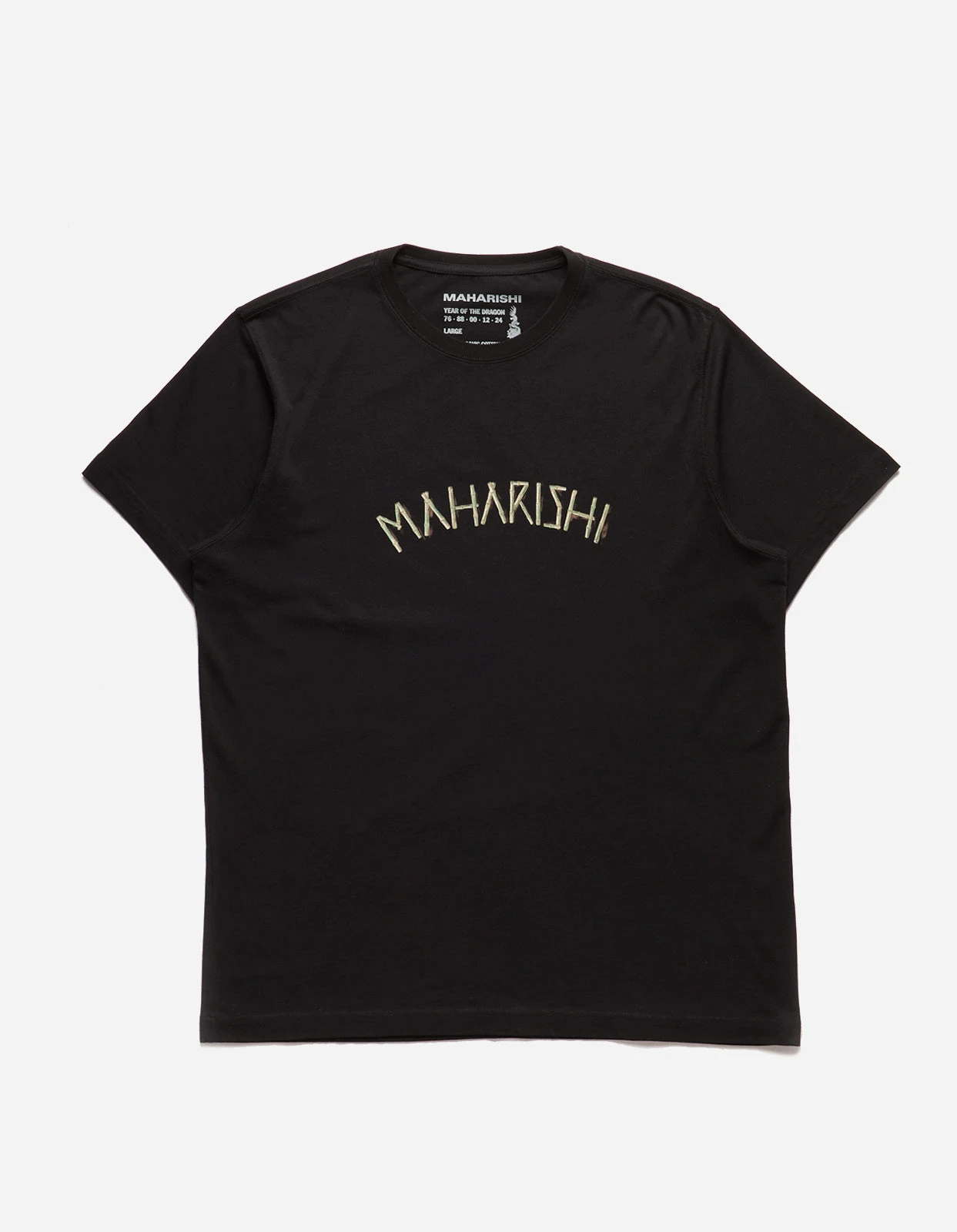 1278 Bamboo Maharishi T-Shirt Black 6 1278 Bamboo Maharishi T-Shirt Black - Image 6