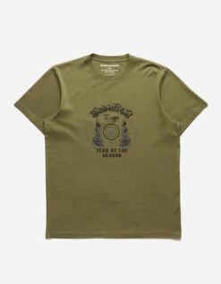 Maharishi 1293 Dragon Anniversary T-Shirt Olive OG-107F