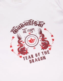 Maharishi 1293 Dragon Anniversary T-Shirt White -Maharishi 1293 white 30 Green