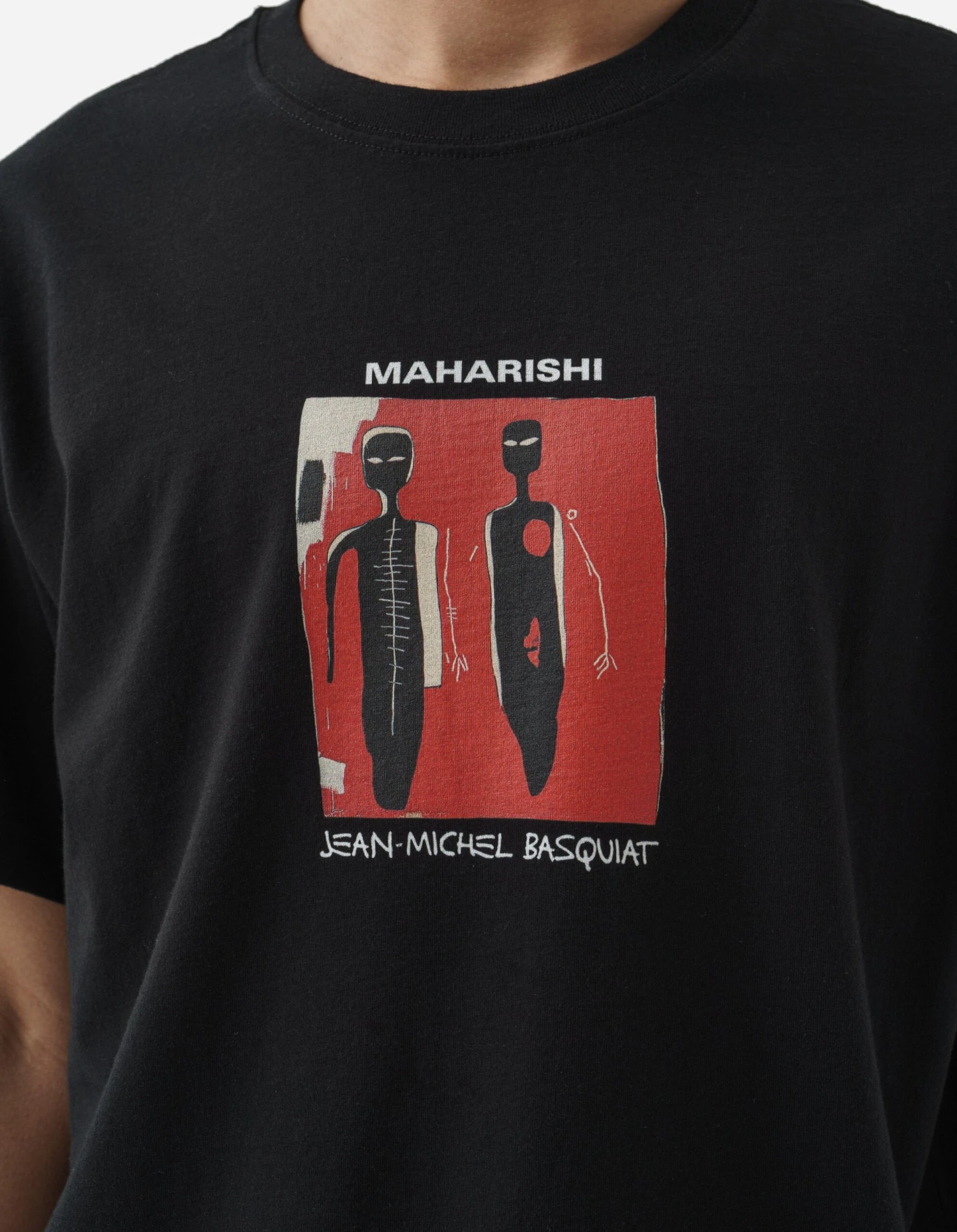 Maharishi 1311 Maha Basquiat Nu-Nile T-Shirt Black 3 Maharishi 1311 Maha Basquiat Nu-Nile T-Shirt Black - Image 3