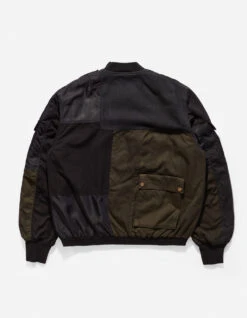 Maharishi 4274 Upcycled WEP MA1 Flight Jacket Black O/D -Maharishi 4274 blackod 20