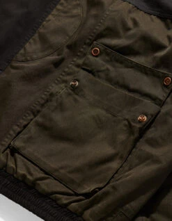 Maharishi 4274 Upcycled WEP MA1 Flight Jacket Black O/D -Maharishi 4274 blackod 40