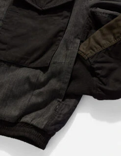 Maharishi 4274 Upcycled WEP MA1 Flight Jacket Black O/D -Maharishi 4274 blackod 50