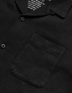 Maharishi 5005 Hemp Camp Collar Shirt Black -Maharishi 5005 black 30