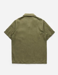 Maharishi 5005 Hemp Camp Collar Shirt Olive OG-107F -Maharishi 5005 oliveog 107f 20