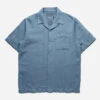Maharishi 5005 Hemp Camp Collar Shirt Subdued Blue