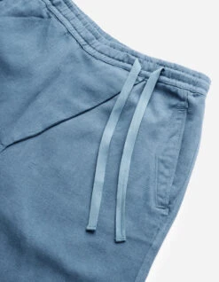 Maharishi 5007 Hemp Asym Loose Track Shorts Subdued Blue -Maharishi 5007 subduedblue 30