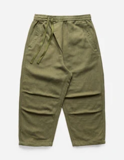 Maharishi 25 Maharishi 5008 Hemp Asym Cropped Track Pants Olive OG-107F