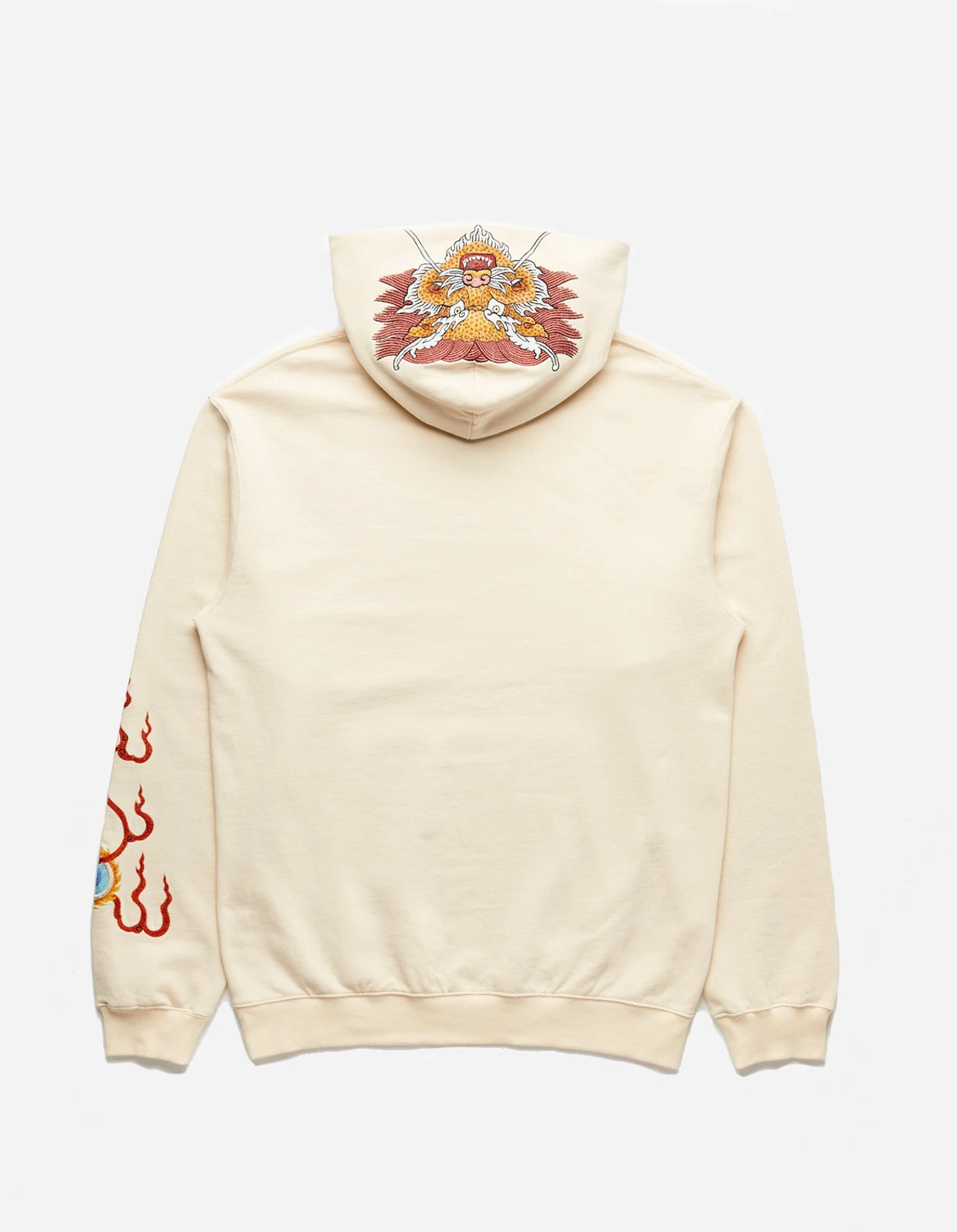 Maharishi 5016 Abundance Dragon Hooded Sweat Ecru 9 Maharishi 5016 Abundance Dragon Hooded Sweat Ecru - Image 9