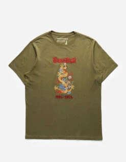 Maharishi 5017 Descending Dragon T-Shirt Olive