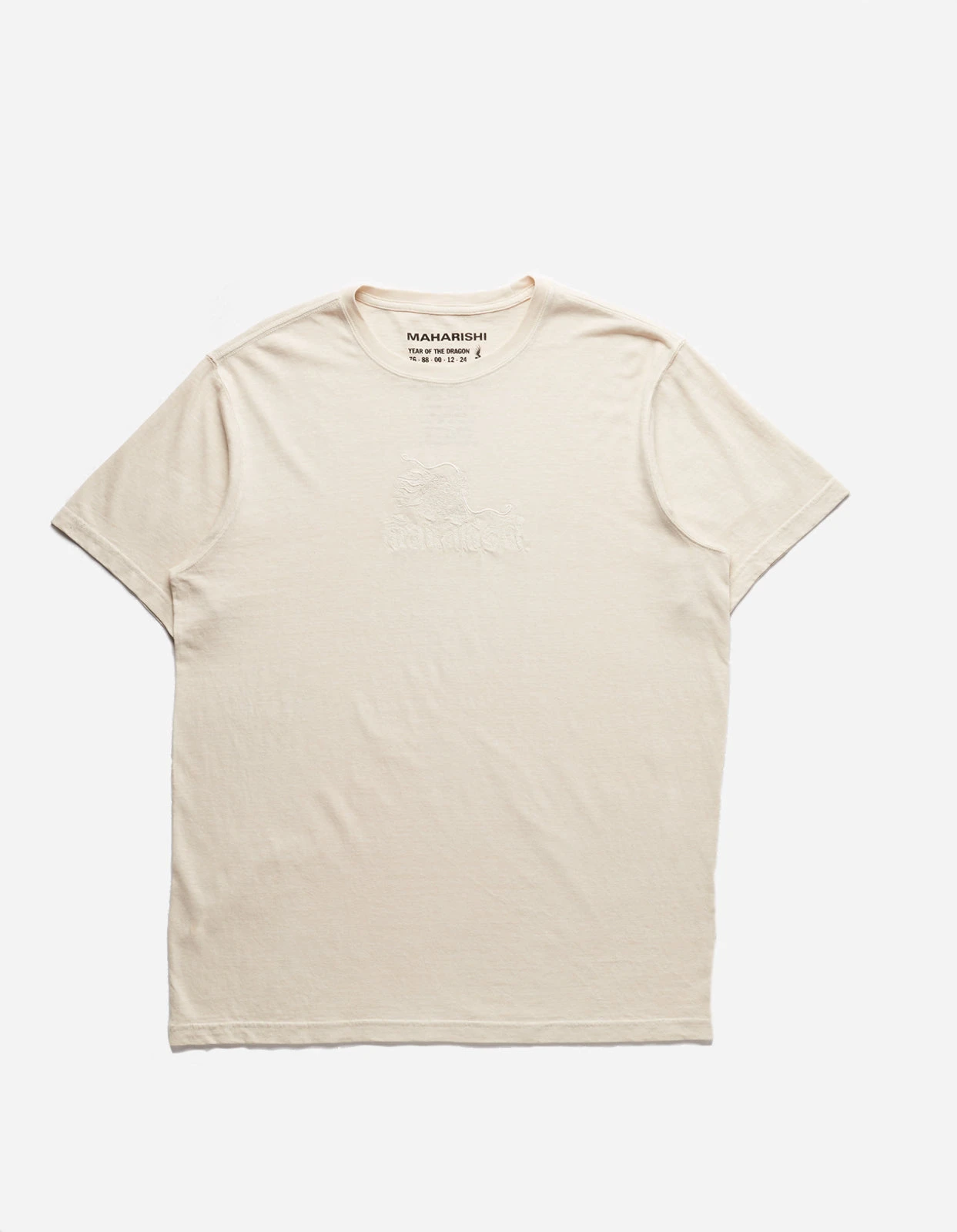 Maharishi 5019 30th Anniversary Dragon T-Shirt Ecru 1 Maharishi 5019 30th Anniversary Dragon T-Shirt Ecru