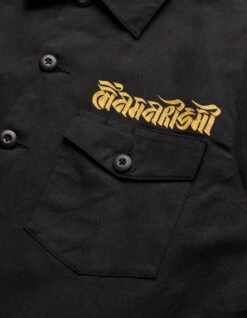 Maharishi 5022 Lunar Dragon Utility Shirt Black -Maharishi 5022 black 40