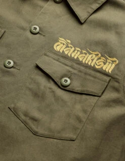 Maharishi 5022 Lunar Dragon Utility Shirt Olive OG-107F -Maharishi 5022 oliveog 107f 40