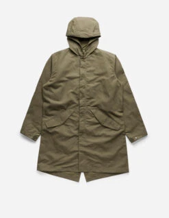 Maharishi 5025 Ventile® Hemp Articulated Parka Olive