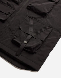 Maharishi 5038 Veg Dyed Tech Cargo Vest Black -Maharishi 5038 black 30 Green