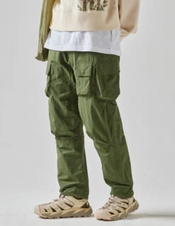 Maharishi 5040 Veg Dyed Cargo Track Pants Olive -Maharishi 5040 olive 80