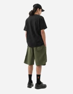 Maharishi 5041 Veg Dyed Asym Cargo Track Shorts Olive 17 Maharishi 5041 Veg Dyed Asym Cargo Track Shorts Olive -Maharishi 5041 olive 90