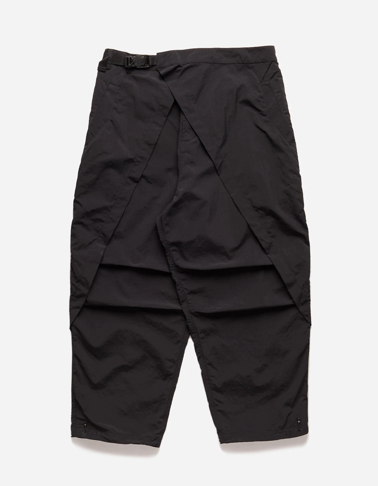 Maharishi 5042 Veg Dyed Hakama Track Pants Black 1 Maharishi 5042 Veg Dyed Hakama Track Pants Black