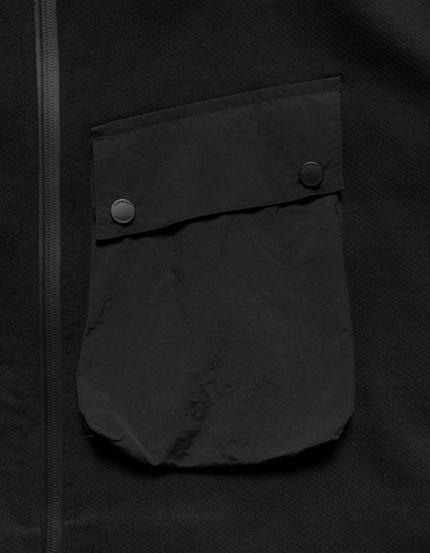 Maharishi 5043 Asym Articulated Hooded Sweat Black 5 Maharishi 5043 Asym Articulated Hooded Sweat Black - Image 5