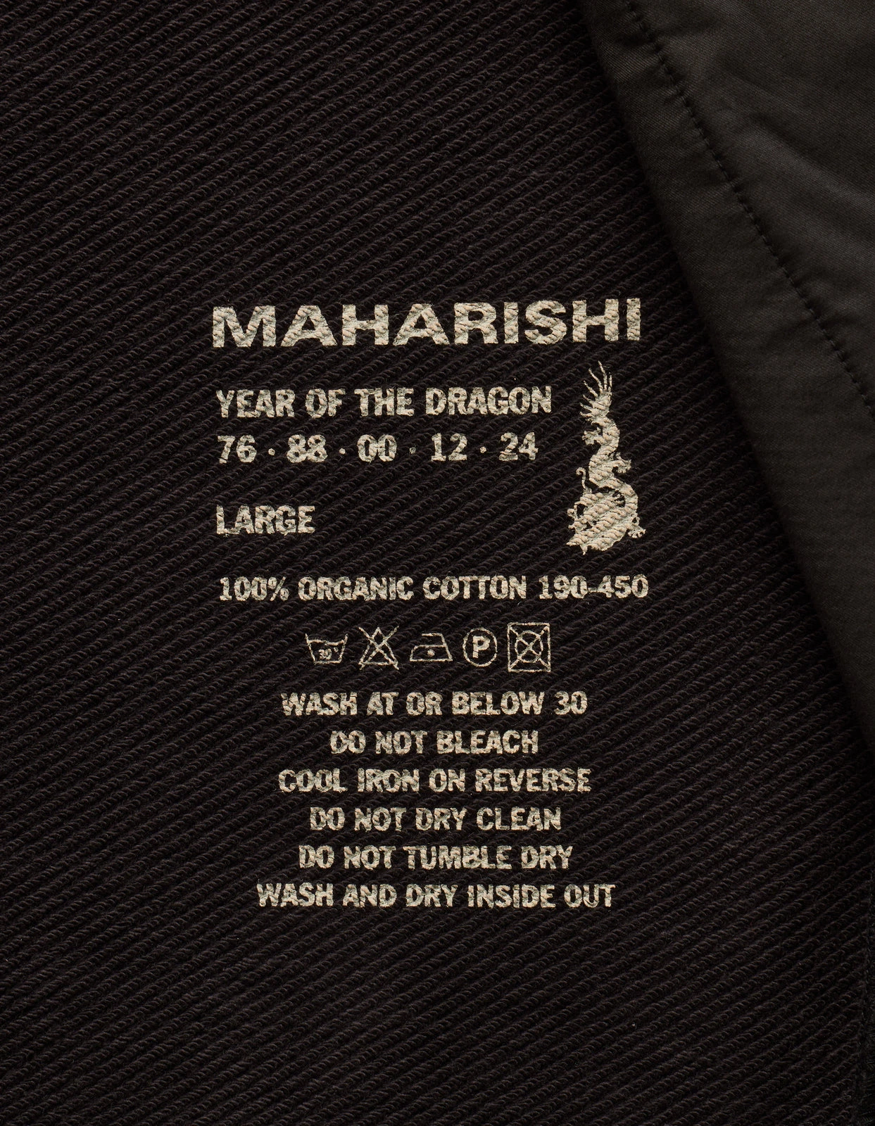 Maharishi 5043 Asym Articulated Hooded Sweat Black 8 Maharishi 5043 Asym Articulated Hooded Sweat Black - Image 8
