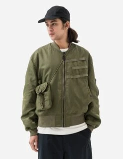 Maharishi 5050 M.A.L.I.C.E. Flight Jacket Olive -Maharishi 5050 olive 50