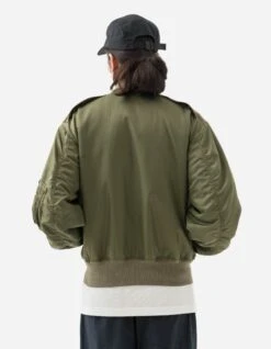 Maharishi 5050 M.A.L.I.C.E. Flight Jacket Olive -Maharishi 5050 olive 90