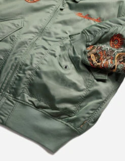 Maharishi 5059 Dragon CWU-45 Flight Jacket Sage -Maharishi 5059 sage 30 Green