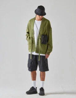 Maharishi 5060 Hemp Dragon Sweat Kimono Olive OG-107F -Maharishi 5060 olive 1117 black 5041 black 50