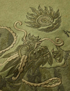 Maharishi 5060 Hemp Dragon Sweat Kimono Olive OG-107F -Maharishi 5060 olive 43 Green