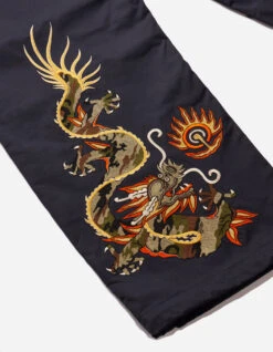 Maharishi 5064 Double Dragons Loose Snopants Navy -Maharishi 5064 navy 50 Green