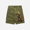 Maharishi 5070 Original Dragon Loose Snoshorts Olive