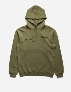 Maharishi 5075 Dragon Bamboo Hooded Sweat Olive OG-107F